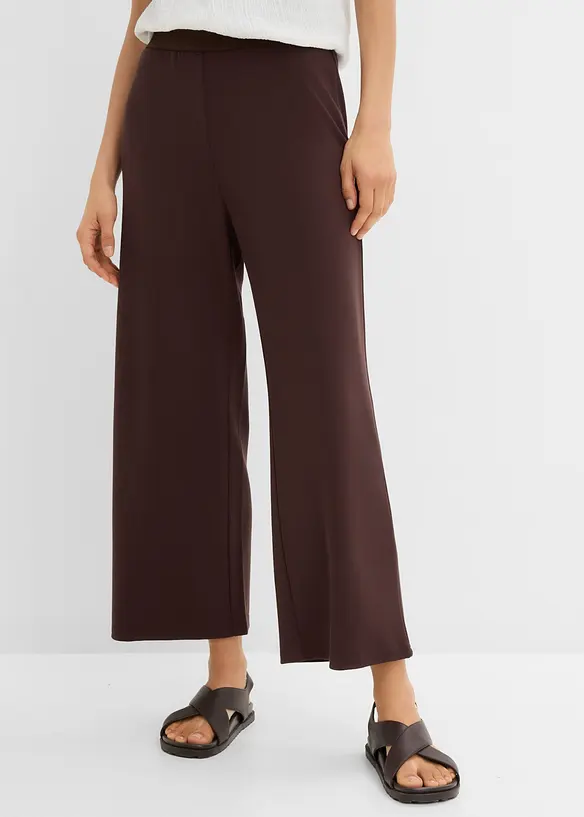 Culotte aus Viskose-Mix in braun von vorne - bonprix