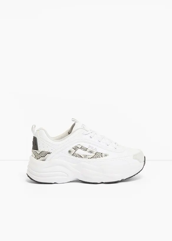 Fila Chunky Sneaker mit Animal-Details in weiß - FILA