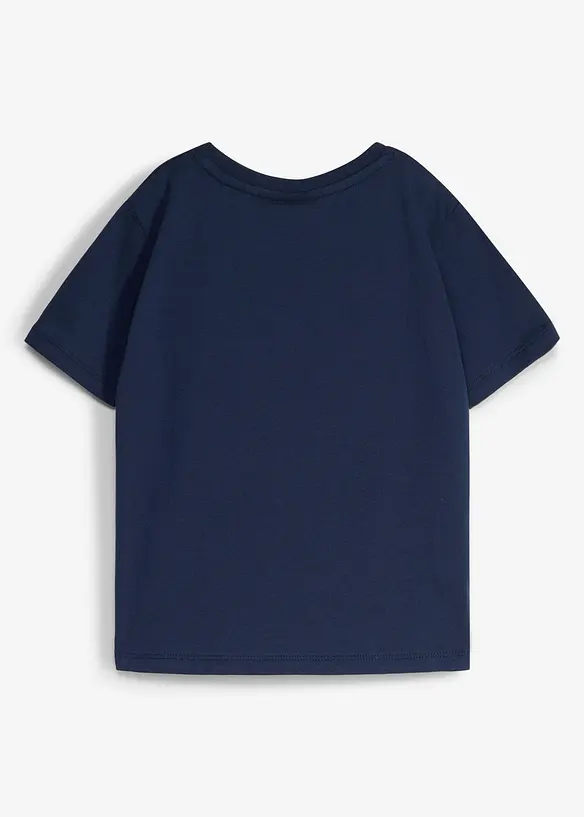 Paw Patrol T-Shirt aus reiner Baumwolle in blau von hinten - PAW PATROL