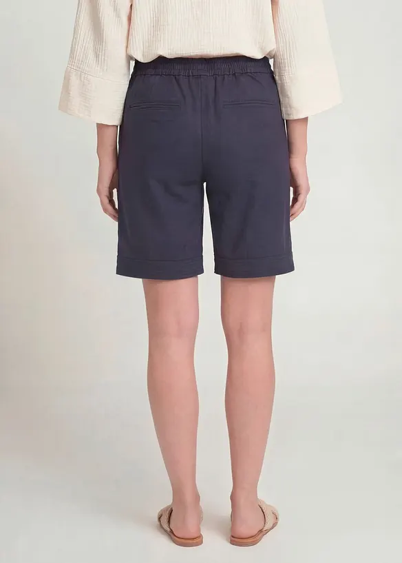 Bermuda aus Baumwoll-Mix in blau von hinten - bonprix Bermuda aus Baumwoll-Mix in blau von hinten - bonprix
