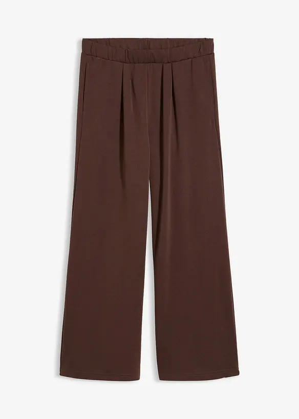 Jersey-Hose aus softem Viskose-Mix in braun von vorne - bonprix Jersey-Hose aus softem Viskose-Mix in braun von vorne - bonprix