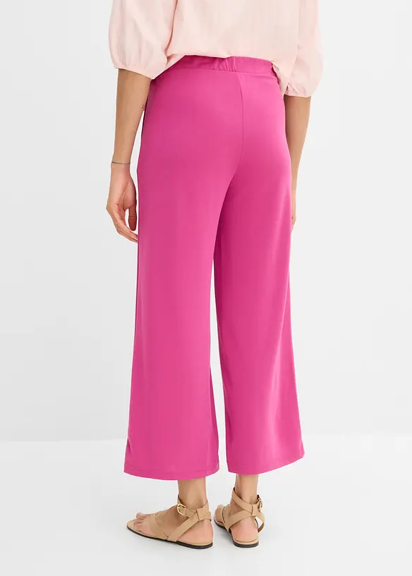 Jersey-Hose aus softem Viskose-Mix in pink von hinten - bonprix Jersey-Hose aus softem Viskose-Mix in pink von hinten - bonprix