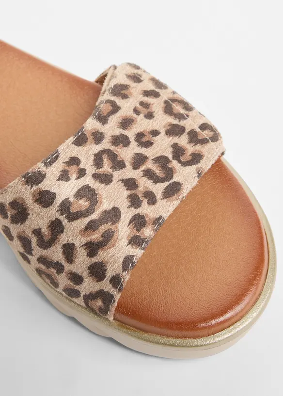 Jana Komfort-Sandalen in bequemer Weite in beige - Jana