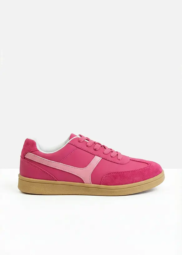 Sneaker im Retrolook in pink - bonprix