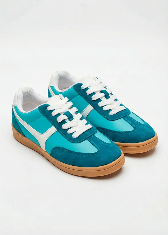 Sneaker im Retrolook in blau - bonprix