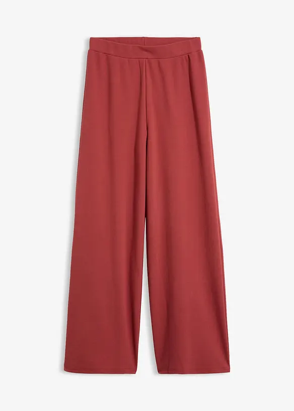 Marlenehose aus Piqué in rot von vorne - bonprix Marlenehose aus Piqué in rot von vorne - bonprix