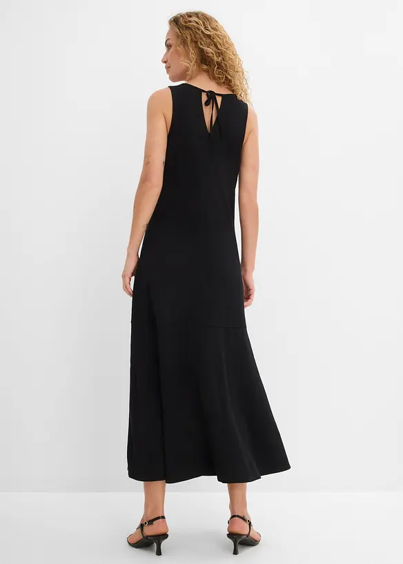 Trägerkleid aus reiner Bio-Baumwolle in schwarz von hinten (Totalaufnahme) - bonprix Trägerkleid aus reiner Bio-Baumwolle in schwarz von hinten (Totalaufnahme) - bonprix