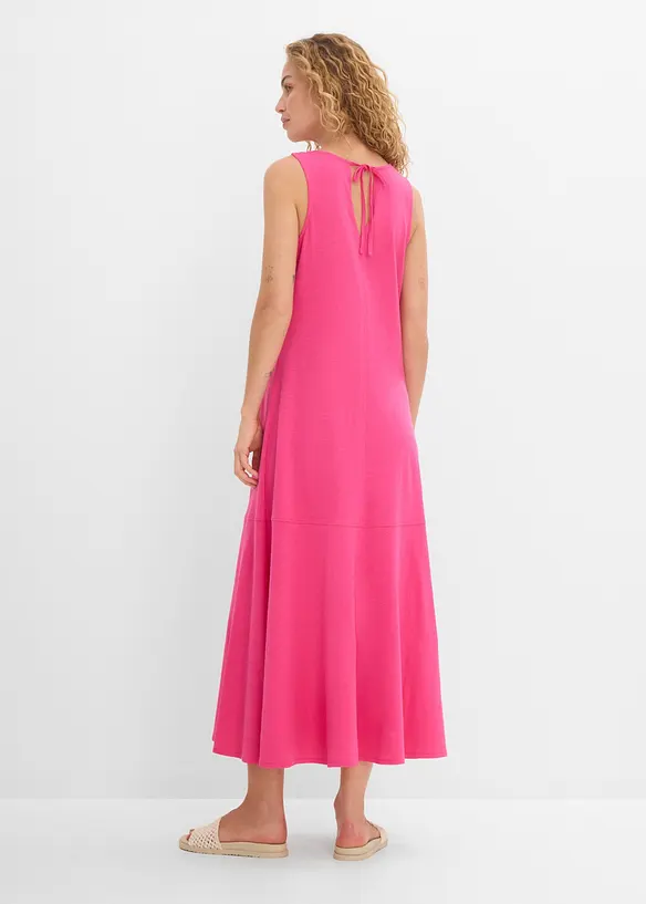 Trägerkleid aus reiner Bio-Baumwolle in pink von hinten (Totalaufnahme) - bonprix Trägerkleid aus reiner Bio-Baumwolle in pink von hinten (Totalaufnahme) - bonprix