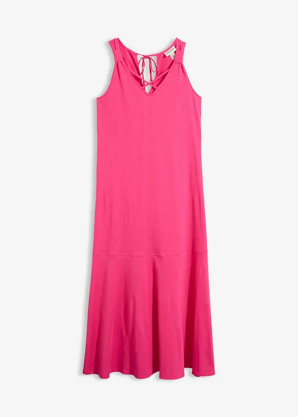 Trägerkleid aus reiner Bio-Baumwolle in pink von vorne - bonprix Trägerkleid aus reiner Bio-Baumwolle in pink von vorne - bonprix