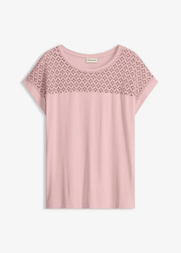 Shirt aus softem Viskose-Mix in rosa von vorne - bonprix Shirt aus softem Viskose-Mix in rosa von vorne - bonprix