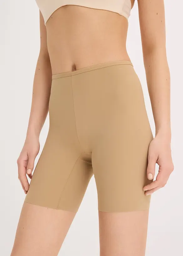Anti-Scheuer Radler mit kühlendem Material in beige von vorne - bonprix
