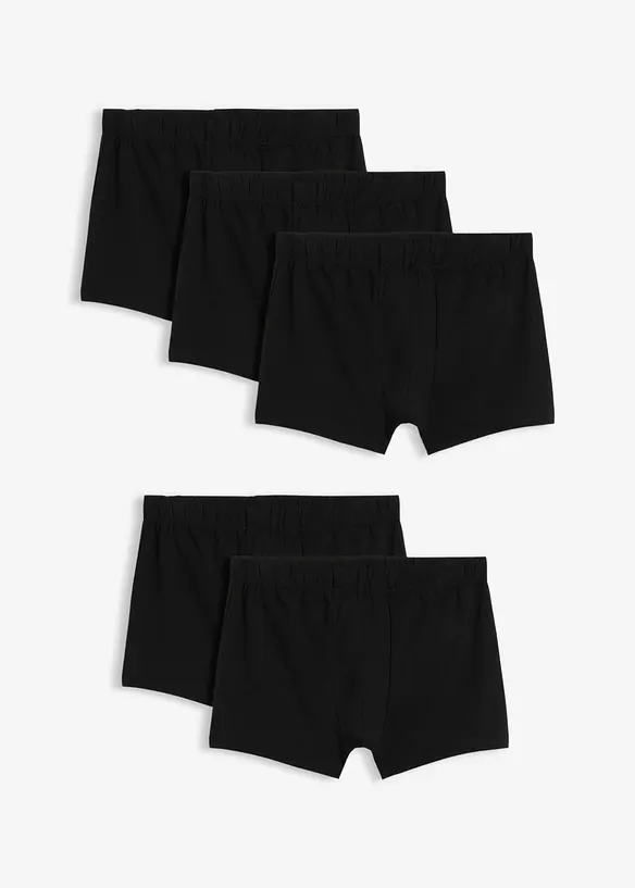Boxershorts eng (5er Pack) in schwarz - bonprix