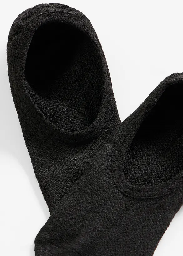 Füßlinge mit kühlendem Material (8er Pack) in schwarz - bonprix
