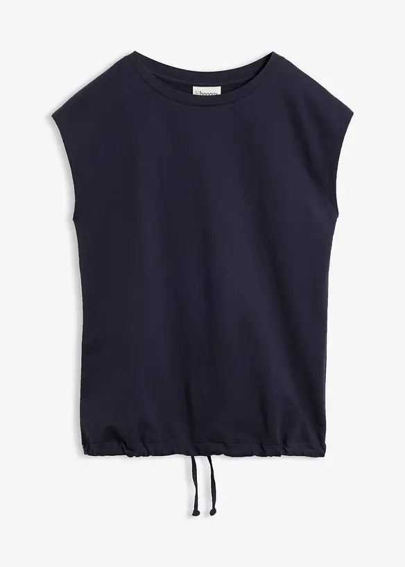 Sweatshirt aus leichter Baumwolle in blau von vorne - bonprix Sweatshirt aus leichter Baumwolle in blau von vorne - bonprix