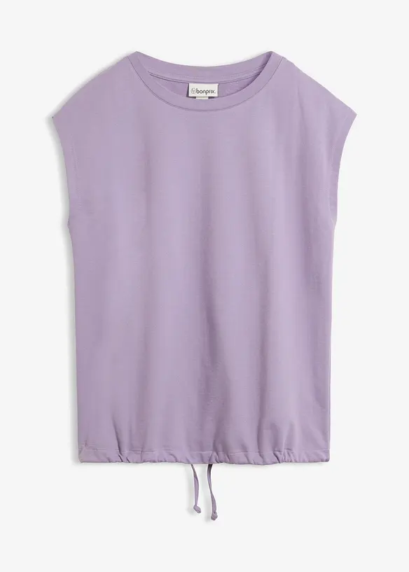 Sweatshirt aus leichter Baumwolle in lila von vorne - bonprix Sweatshirt aus leichter Baumwolle in lila von vorne - bonprix
