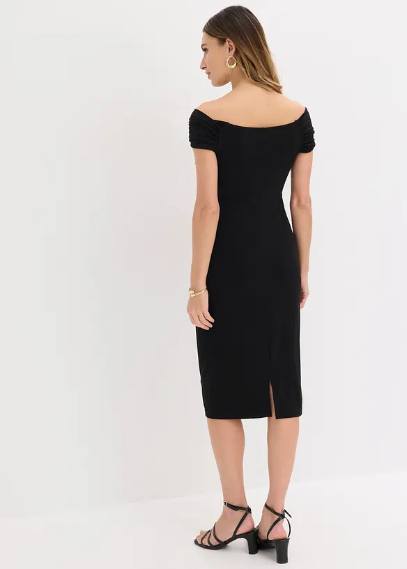 Minikleid in schwarz von hinten (Totalaufnahme) - bonprix Minikleid in schwarz von hinten (Totalaufnahme) - bonprix