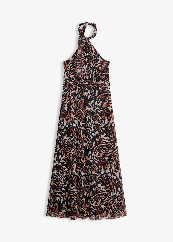 Maxikleid in schwarz von vorne - bonprix