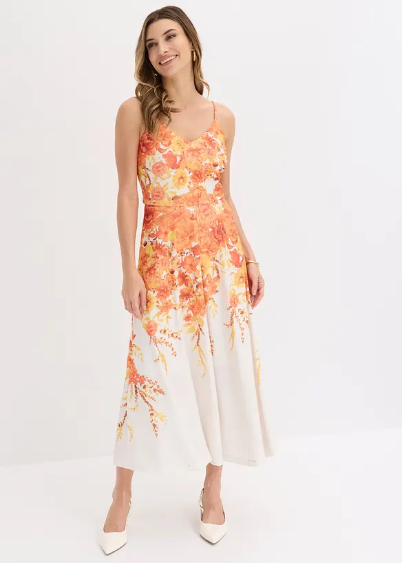 Trägerkleid in weiß von vorne (Totalaufnahme) - bonprix Trägerkleid in weiß von vorne (Totalaufnahme) - bonprix