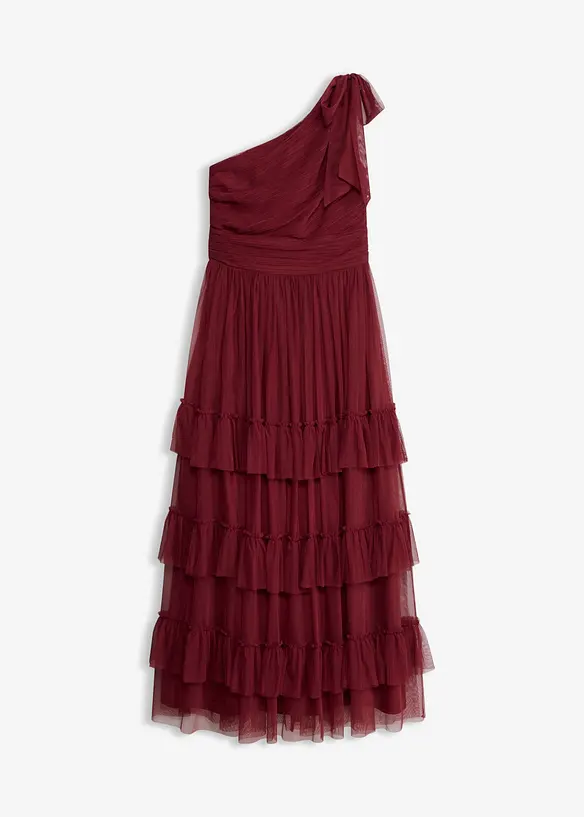Abendkleid in rot von vorne - bonprix Abendkleid in rot von vorne - bonprix