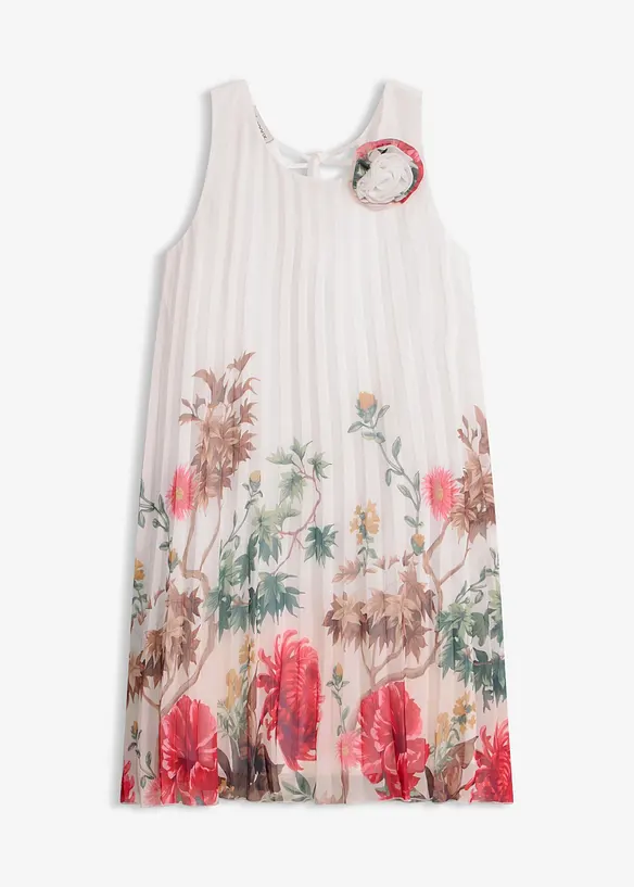 Minikleid in weiß von vorne - bonprix