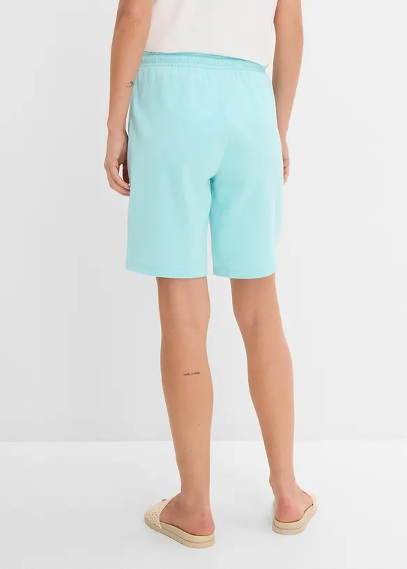 Sweat-Shorts aus Baumwoll-Mix in blau von hinten - bonprix Sweat-Shorts aus Baumwoll-Mix in blau von hinten - bonprix