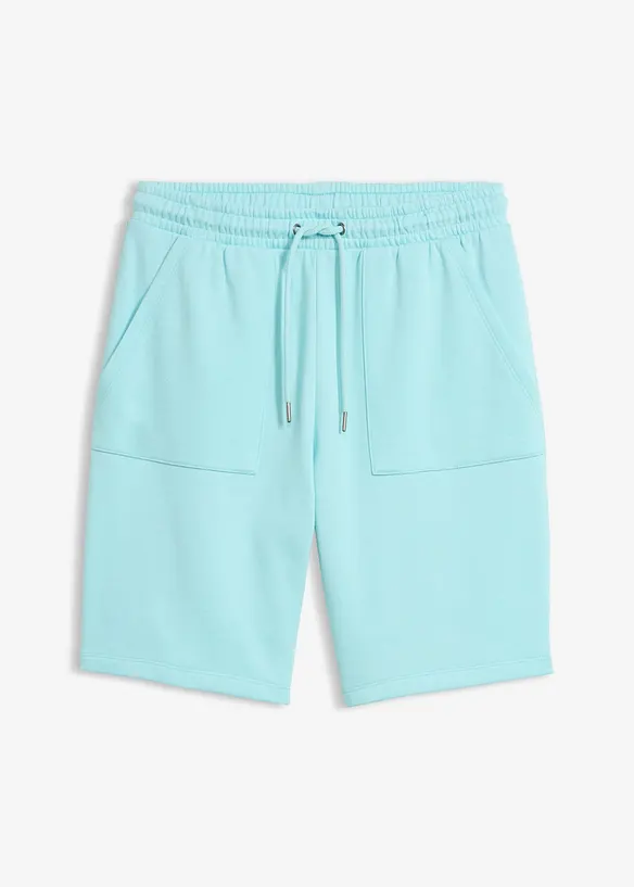 Sweat-Shorts aus Baumwoll-Mix in blau von vorne - bonprix Sweat-Shorts aus Baumwoll-Mix in blau von vorne - bonprix