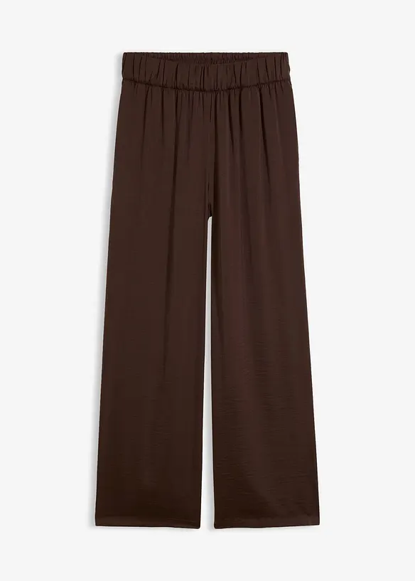 Palazzo-Hose in braun von vorne - bonprix Palazzo-Hose in braun von vorne - bonprix