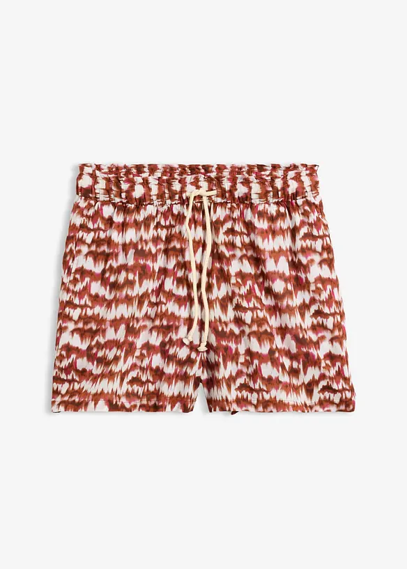 Shorts aus reiner Bio-Baumwolle in weiß von vorne - bonprix Shorts aus reiner Bio-Baumwolle in weiß von vorne - bonprix