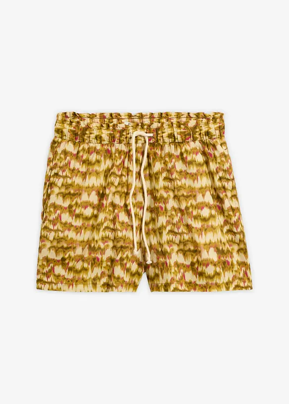 Shorts aus reiner Bio-Baumwolle in weiß von vorne - bonprix Shorts aus reiner Bio-Baumwolle in weiß von vorne - bonprix