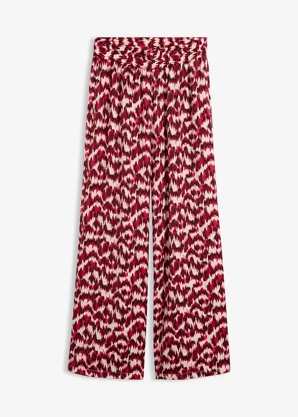 Palazzo-Hose in rot von vorne - bonprix