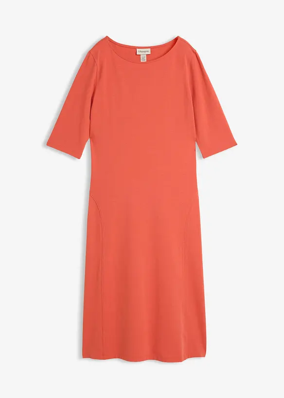 Shirtkleid in rot von vorne - bonprix