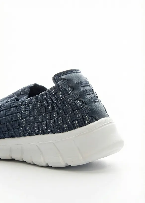 Komfort-Slipper mit flexibler Sohle in blau - bonprix