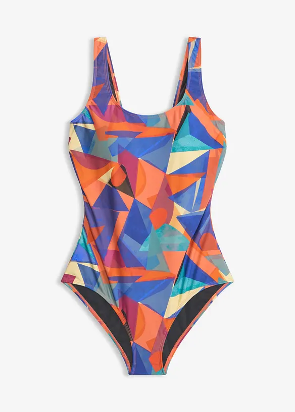 Medium Shape-Badeanzug in bunt von vorne - bonprix