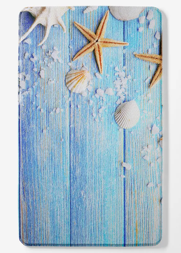 Badematte mit Memory Schaum in blau - bonprix