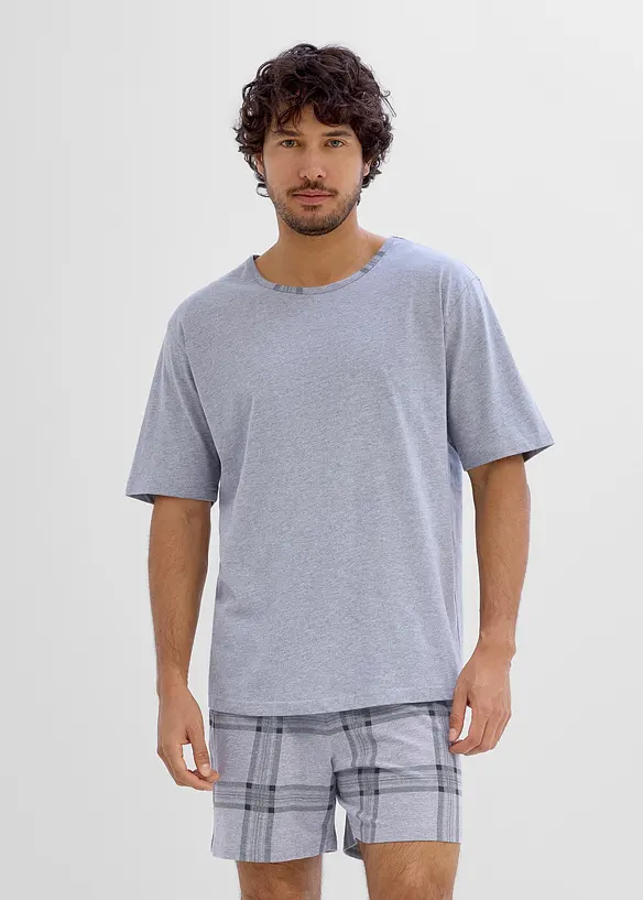 Shorty in grau von vorne (Totalaufnahme) - bonprix