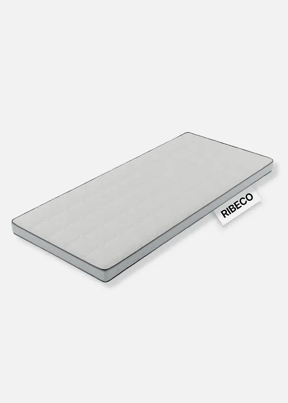 RIBECO Gelschaum Topper 12 cm in weiß von vorne - RIBECO