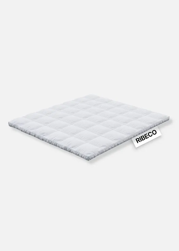 RIBECO Topper "federfrei" in weiß von vorne - RIBECO