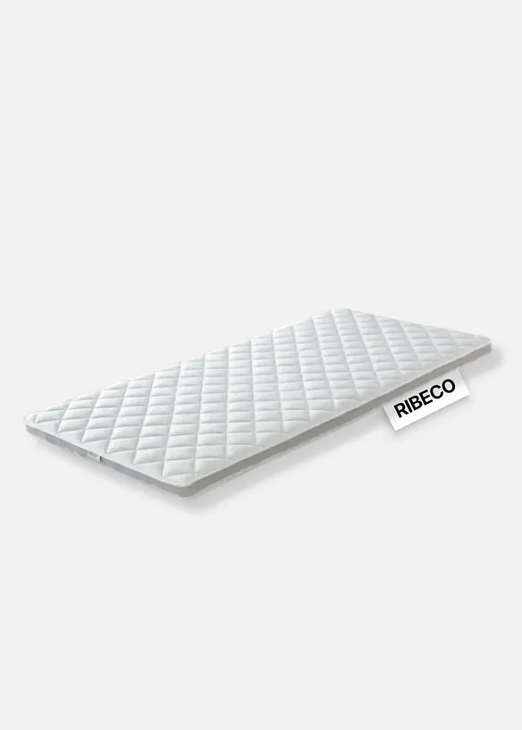 RIBECO Gelschaum Topper in weiß von vorne - RIBECO