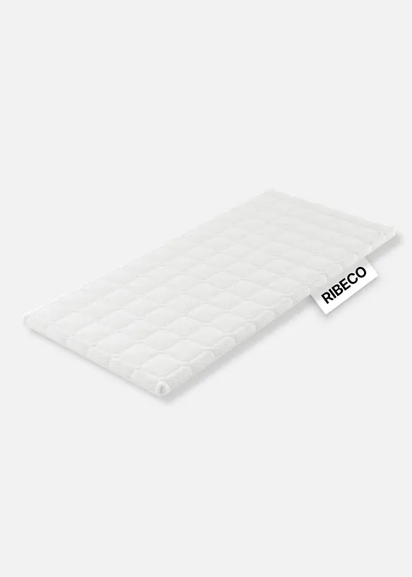 RIBECO Gelschaum Topper in weiß von vorne - RIBECO