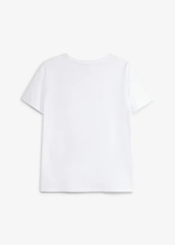 Disney Stitch Oversize-Shirt in weiß von hinten - Lilo & Stitch