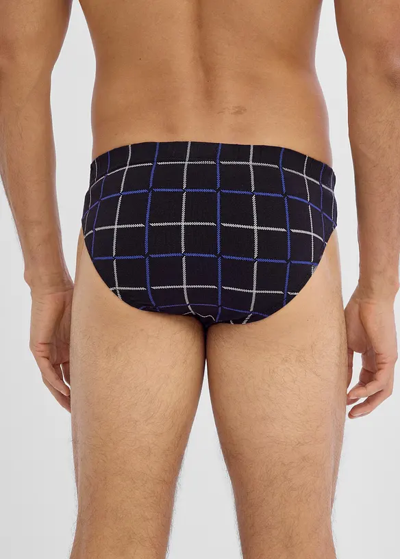 Slip (5er Pack) in schwarz von hinten - bonprix