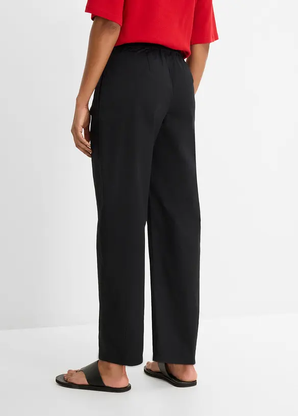 Barrel-Hose aus Baumwoll-Mix in schwarz von hinten - bonprix Barrel-Hose aus Baumwoll-Mix in schwarz von hinten - bonprix