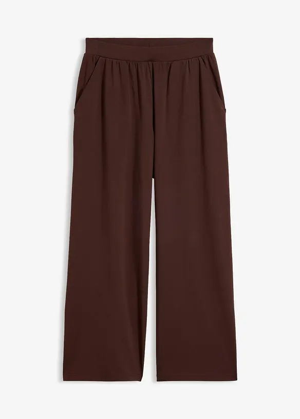 7/8-Hose aus Bio-Baumwolle mit Stretch in braun von vorne - bonprix 7/8-Hose aus Bio-Baumwolle mit Stretch in braun von vorne - bonprix