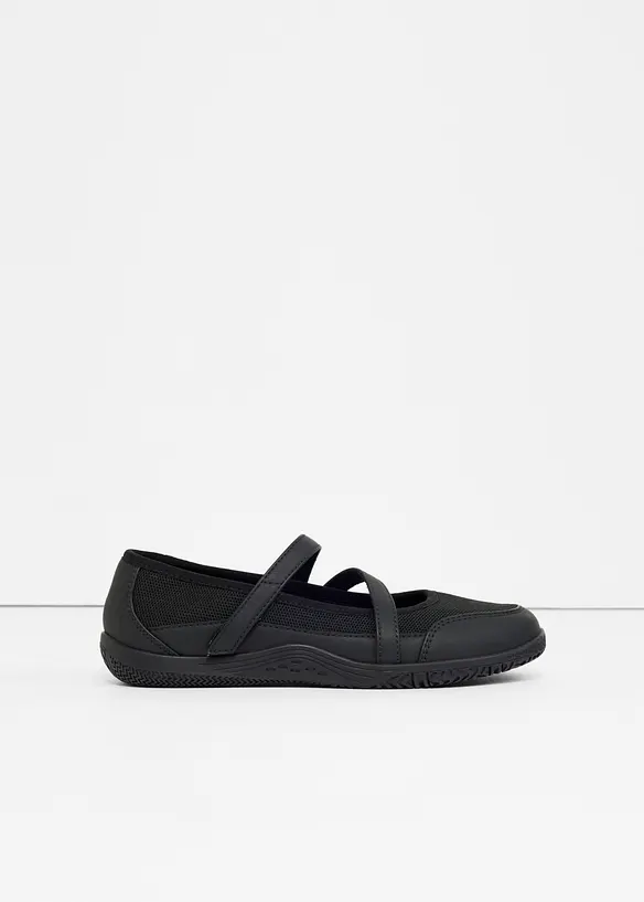 Barfußballerina mit flexibler Sohle in schwarz - bonprix