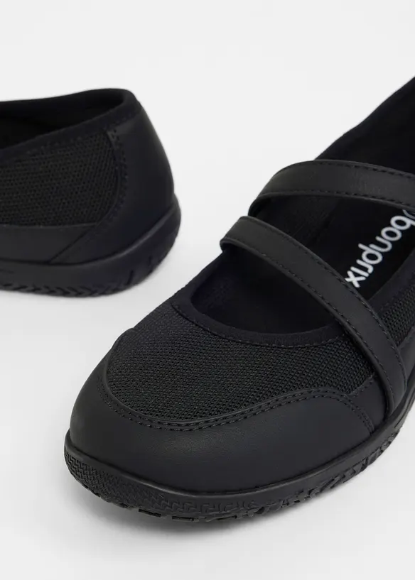 Barfußballerina mit flexibler Sohle in schwarz - bonprix