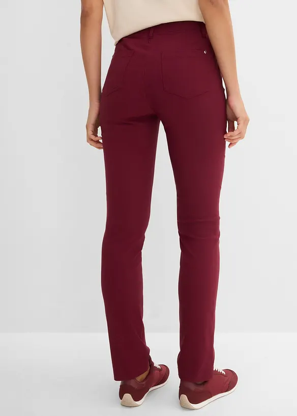 Bengalin-Hose aus Viskose-Mix in rot von hinten - bonprix
