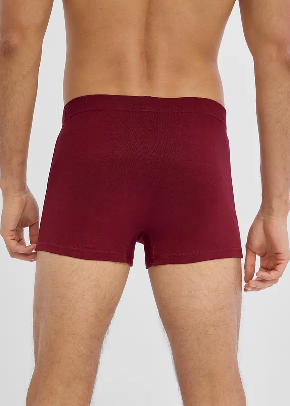 Boxershorts eng (3er Pack) in schwarz von hinten - bonprix
