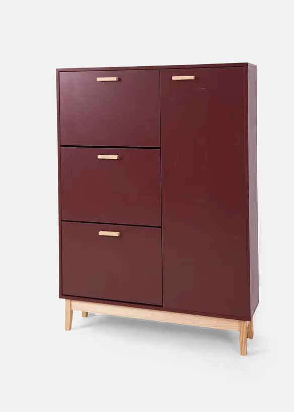 Schuhschrank in braun von vorne - bonprix