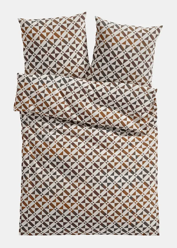 Linon-Bettwäsche in braun von vorne - bonprix