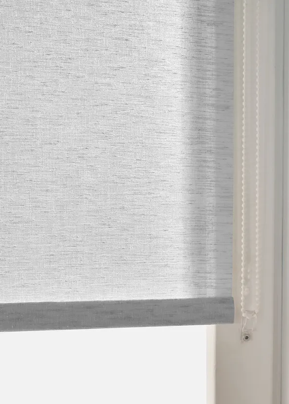 Sichtschutzrollo mit Struktur in grau (Detailaufnahme) - bonprix Sichtschutzrollo mit Struktur in grau (Detailaufnahme) - bonprix